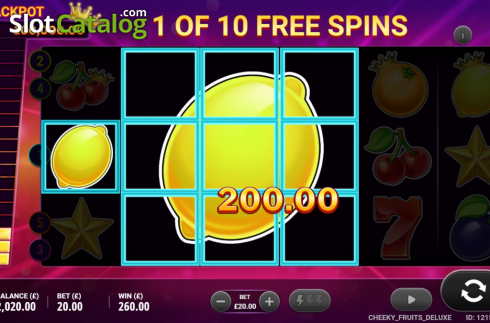 Скрин4. Cheeky Fruits 6 Deluxe слот