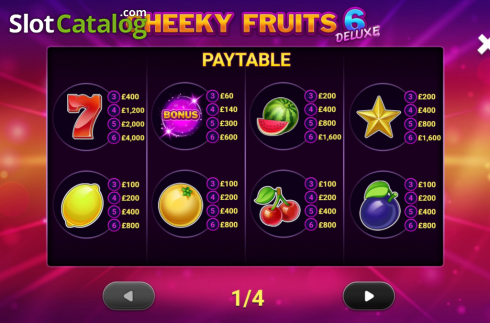 Скрин8. Cheeky Fruits 6 Deluxe слот