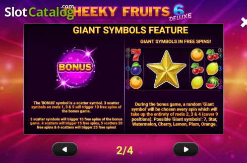 Скрин9. Cheeky Fruits 6 Deluxe слот