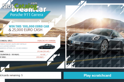 Скрин2. Dream Car Porsche слот