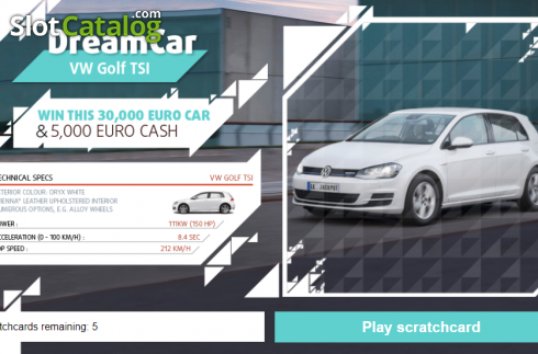 Скрин2. Dream Car Golf слот