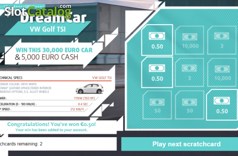 Скрин3. Dream Car Golf слот