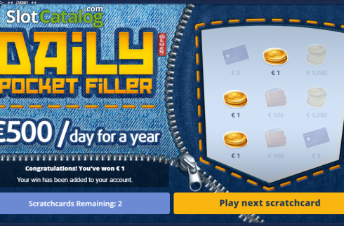 Скрин3. Daily Pocket Filler слот