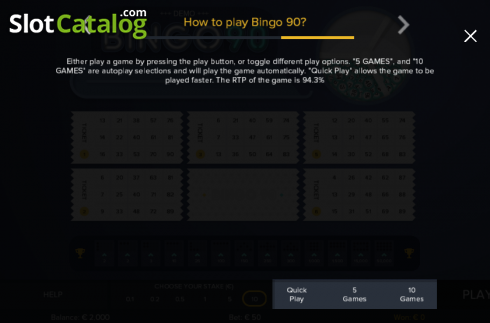 Скрин7. Bingo 90 (G.Games) слот
