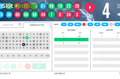 Скрин3. Keno Blitz слот