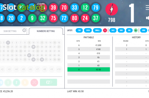 Скрин4. Keno Blitz слот