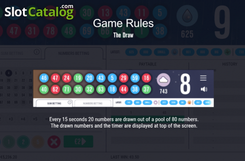 Скрин6. Keno Blitz слот
