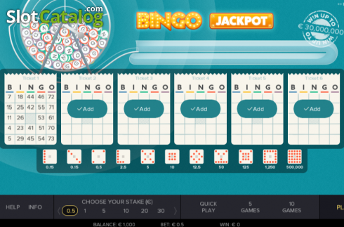 Скрин2. Bingo Jackpot слот