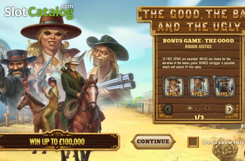 Скрин2. The Good The Bad And The Ugly слот