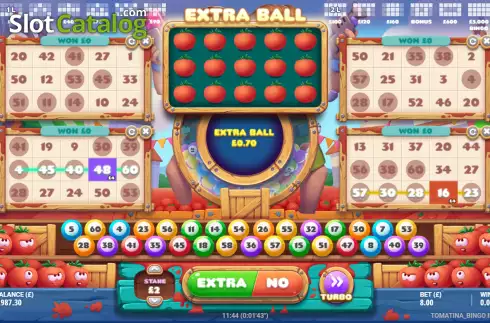 Скрин4. Tomatina Bingo слот