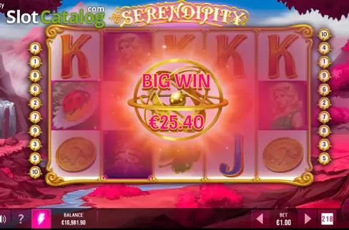 Скрин7. Serendipity слот