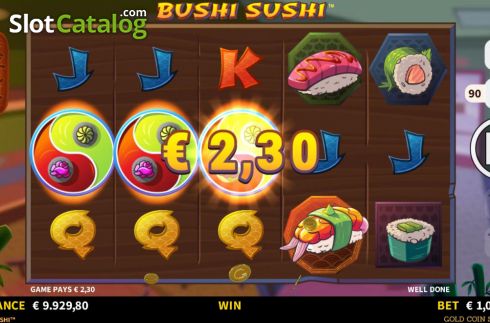 Скрин6. Bushi Sushi слот