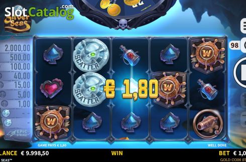 Скрин4. Silver Seas слот