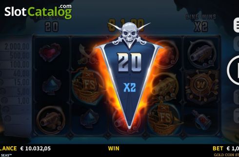 Скрин8. Silver Seas слот
