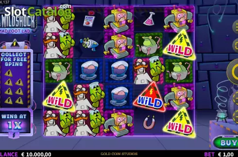 Скрин3. Dr Wildshock Mad Loot Lab слот