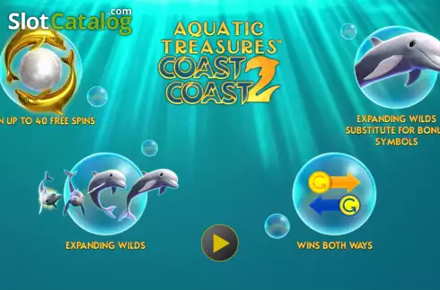 Скрин2. Aquatic Treasures Coast 2 Coast слот