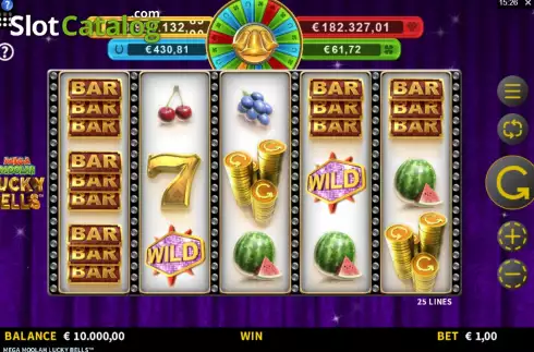 Скрин3. Mega Moolah Lucky Bells слот