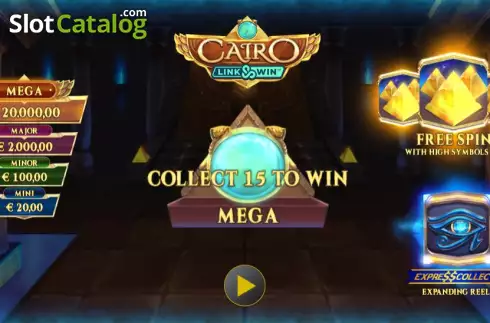 Скрин2. Cairo Link and Win слот