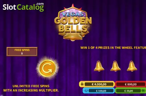 Скрин2. Vegas Golden Bells слот