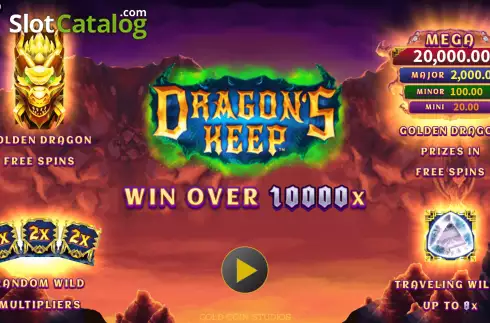 Скрин2. Dragon's Keep слот
