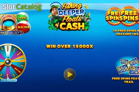 Скрин2. Fishing Deeper Floats of Cash слот