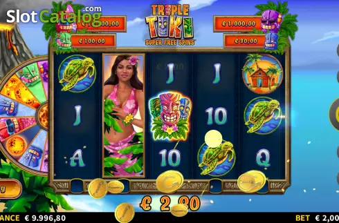 Скрин4. Triple Tiki Super Free Spins слот