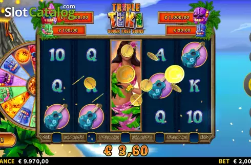Скрин5. Triple Tiki Super Free Spins слот