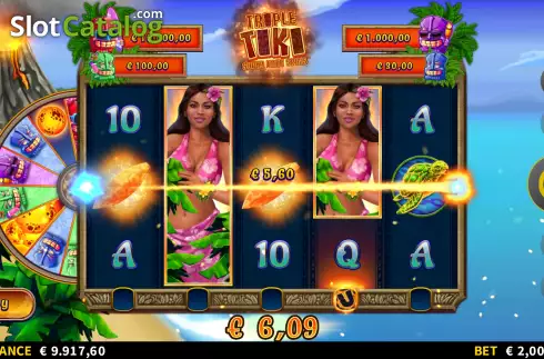 Скрин6. Triple Tiki Super Free Spins слот
