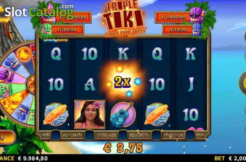 Скрин7. Triple Tiki Super Free Spins слот
