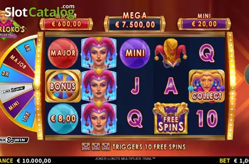 Скрин3. Joker Loko's Multiplier Trail слот