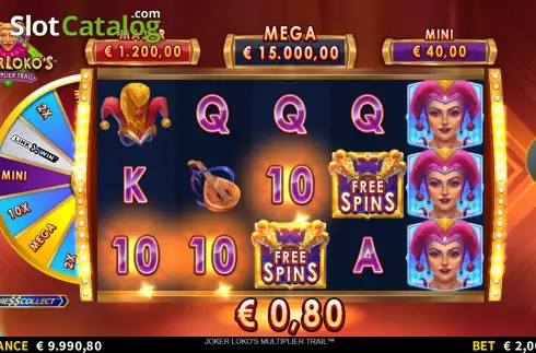 Скрин4. Joker Loko's Multiplier Trail слот