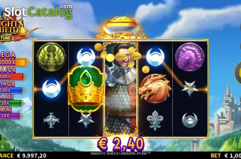 Скрин4. Knights Shield Link&Win 4Tune слот