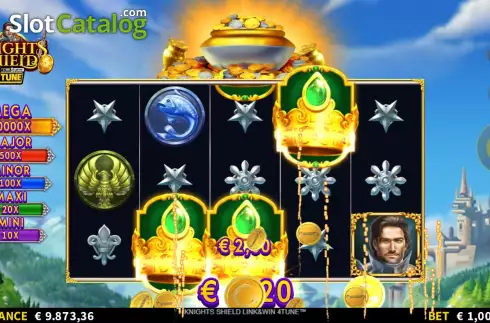 Скрин6. Knights Shield Link&Win 4Tune слот