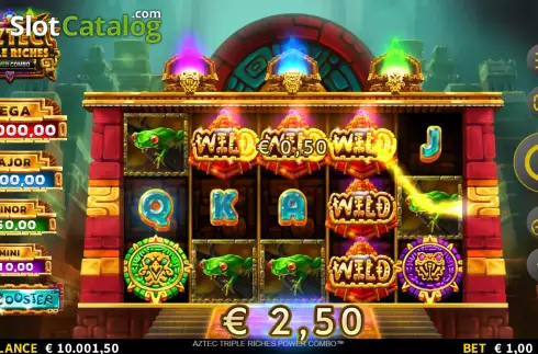 Скрин4. Aztec Triple Riches Power Combo слот