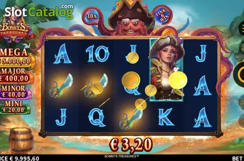 Скрин4. Bonny's Treasures слот