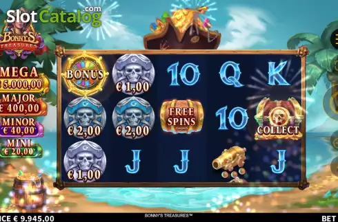 Скрин6. Bonny's Treasures слот