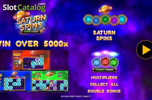 Скрин2. Saturn Spins Power Combo слот