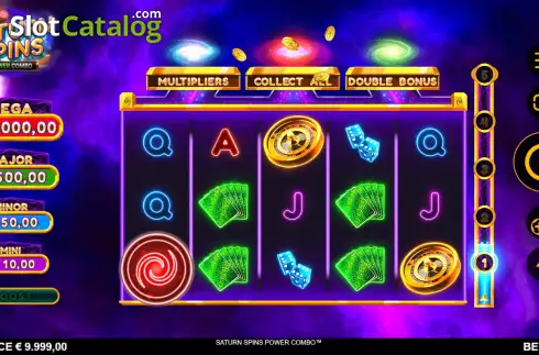 Скрин3. Saturn Spins Power Combo слот