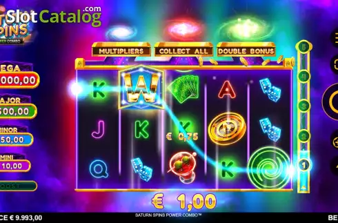 Скрин4. Saturn Spins Power Combo слот