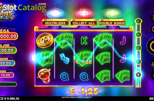Скрин5. Saturn Spins Power Combo слот