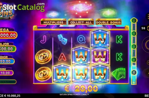 Скрин6. Saturn Spins Power Combo слот