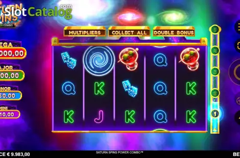 Скрин8. Saturn Spins Power Combo слот