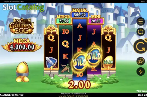 Скрин3. Knights of the Golden Egg слот