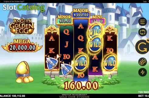 Скрин4. Knights of the Golden Egg слот