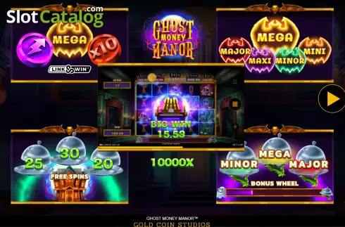 Скрин2. Ghost Money Manor слот