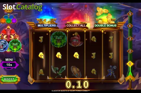 Скрин3. Gladiator Beasts of Glory Power Combo слот