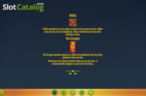 Скрин9. Wild Dragon (Golden Hero) слот