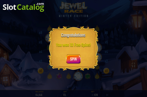 Скрин6. Jewel Race Winter Edition слот