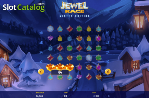 Скрин8. Jewel Race Winter Edition слот