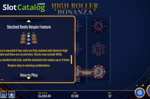 Скрин7. High Roller Bonanza слот